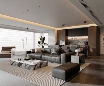 Modern A Living Room-ID:880390881