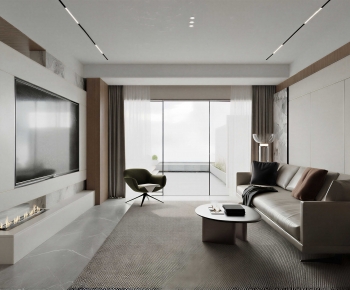 Modern A Living Room-ID:504266023