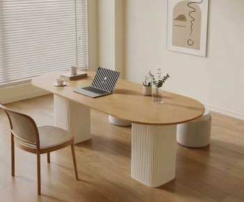 Modern Computer Desk And Chair-ID:324774033