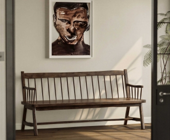 Wabi-sabi Style Lounge Chair-ID:968106991