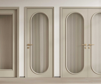 French Style Single Door-ID:437130933