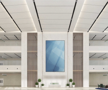 Modern Office Reception Desk-ID:105690002