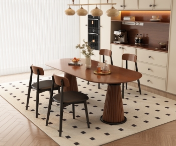 Modern Dining Table And Chairs-ID:790340904