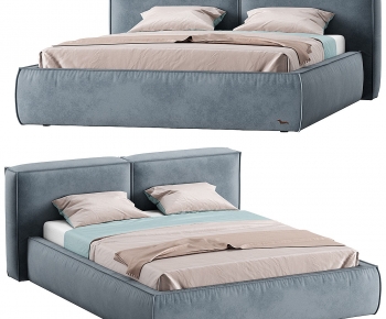 Modern Double Bed-ID:180749997