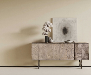 Wabi-sabi Style Side Cabinet-ID:653296952