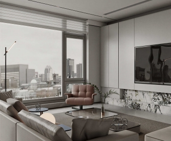 Modern A Living Room-ID:167504076