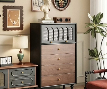 Retro Style Chest Of Drawers-ID:426682004