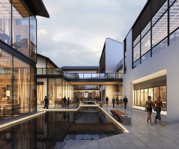 New Chinese Style Shopping Mall-ID:188438891