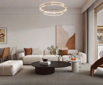 Modern A Living Room-ID:534050942