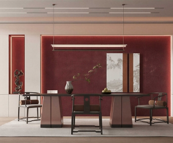 New Chinese Style Dining Room-ID:278657913