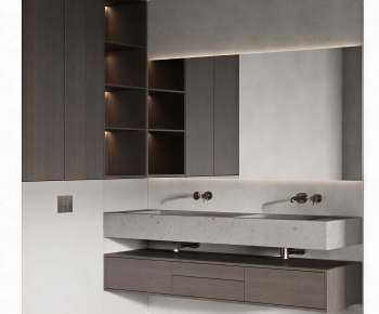 Modern Bathroom Cabinet-ID:903175121