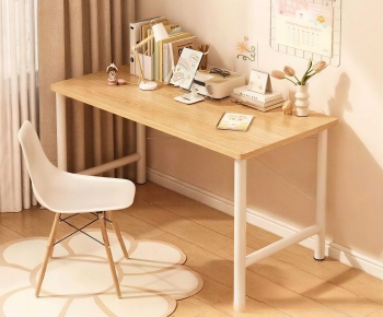 Nordic Style Computer Desk And Chair-ID:174263952