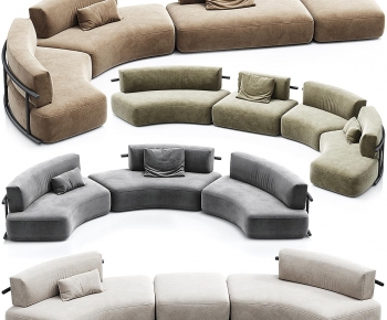 Modern Curved Sofa-ID:191313039