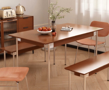 Modern Dining Table And Chairs-ID:595748908