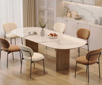 Modern Dining Table And Chairs-ID:579883104