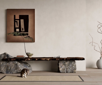 Wabi-sabi Style Bench-ID:530868053