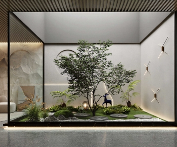 New Chinese Style Plant Landscaping-ID:827888973