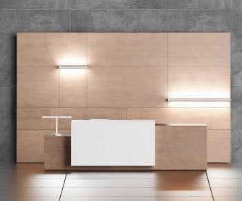 Modern Reception Desk-ID:754045967