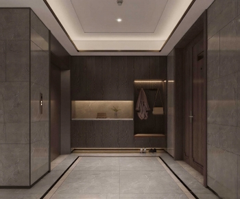 New Chinese Style Hallway-ID:698477989