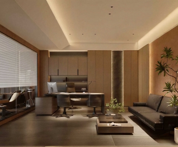 Modern Manager's Office-ID:136595968