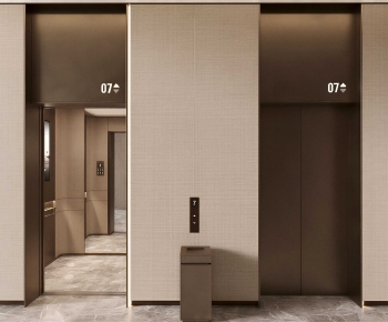 Modern Office Elevator Hall-ID:823918103