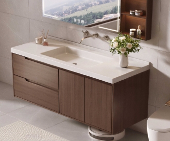 Modern Bathroom Cabinet-ID:437259914