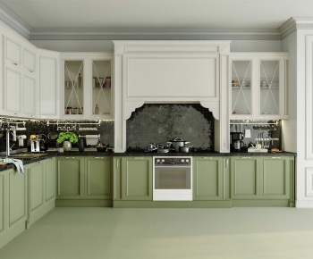 French Style Open Kitchen-ID:170542961