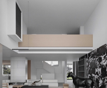 Modern A Living Room-ID:886785037