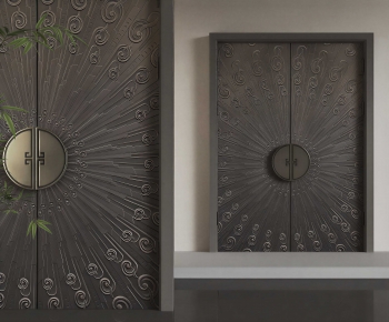 Chinese Style Double Door-ID:697437055