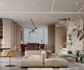 Modern A Living Room-ID:541323908