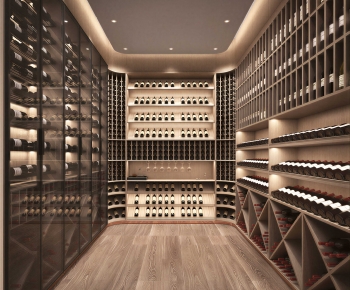 Modern Wine Cellar/Wine Tasting Room-ID:765463112