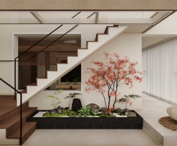 New Chinese Style Stairwell-ID:434768929