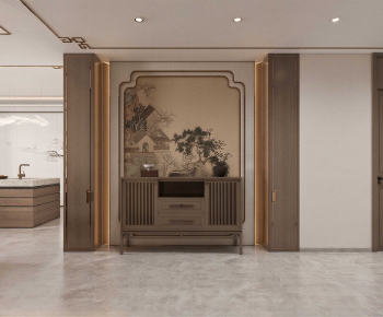 New Chinese Style Hallway-ID:591252096
