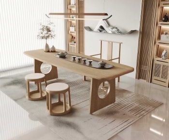 New Chinese Style Tea Tables And Chairs-ID:221853974