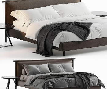 Modern Double Bed-ID:698623905
