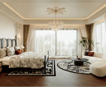 French Style Bedroom-ID:218563086