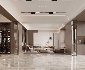 Modern A Living Room-ID:515650997