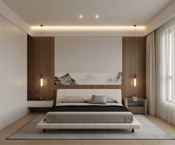 New Chinese Style Bedroom-ID:470146895