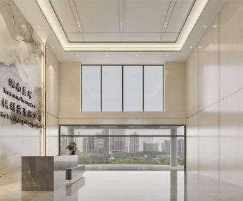 Modern Office Reception Desk-ID:790937907