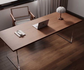 Modern Computer Desk And Chair-ID:222275971
