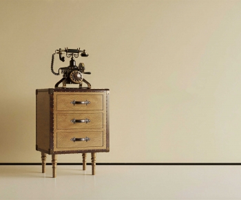 French Style Bedside Cupboard-ID:562686922