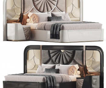 Modern Double Bed-ID:724333056