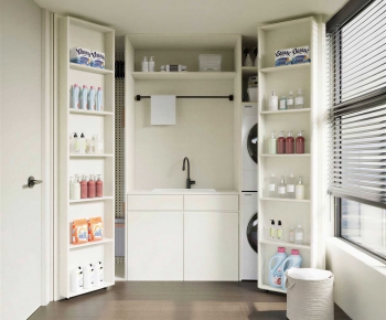 Modern Balcony Laundry Room-ID:842936994