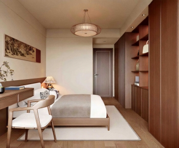 New Chinese Style Bedroom-ID:743211985