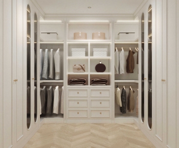 French Style Clothes Storage Area-ID:372159006