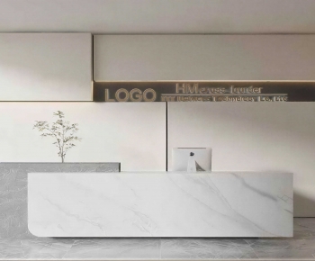 Modern Reception Desk-ID:301543959