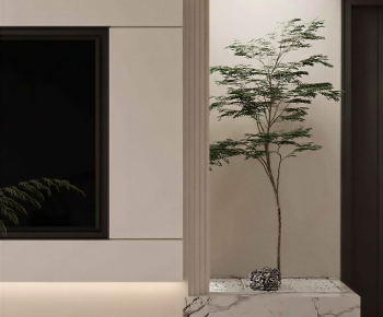 Modern Ground Green Plant Potted Plants-ID:452384954