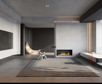 Modern A Living Room-ID:870526087
