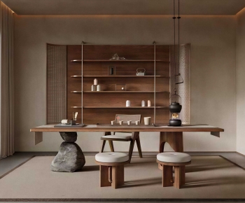 Wabi-sabi Style Tea House-ID:534487966