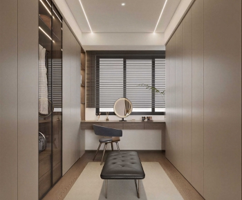 Modern Clothes Storage Area-ID:968869921